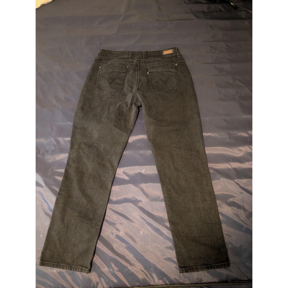 Levis Women 529 Curvy Skinny Leg Jeans Black Tab Dark Wash Mid Rise Slim Fit 29 - Picture 5 of 10